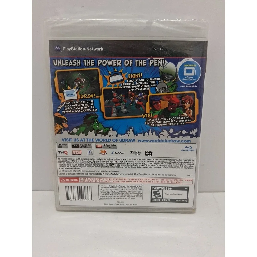 Udraw Marvel Super Hero Squad: Comic Combat - Sony PlayStation 3
